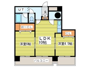 ロワール Ｎ４の物件間取画像